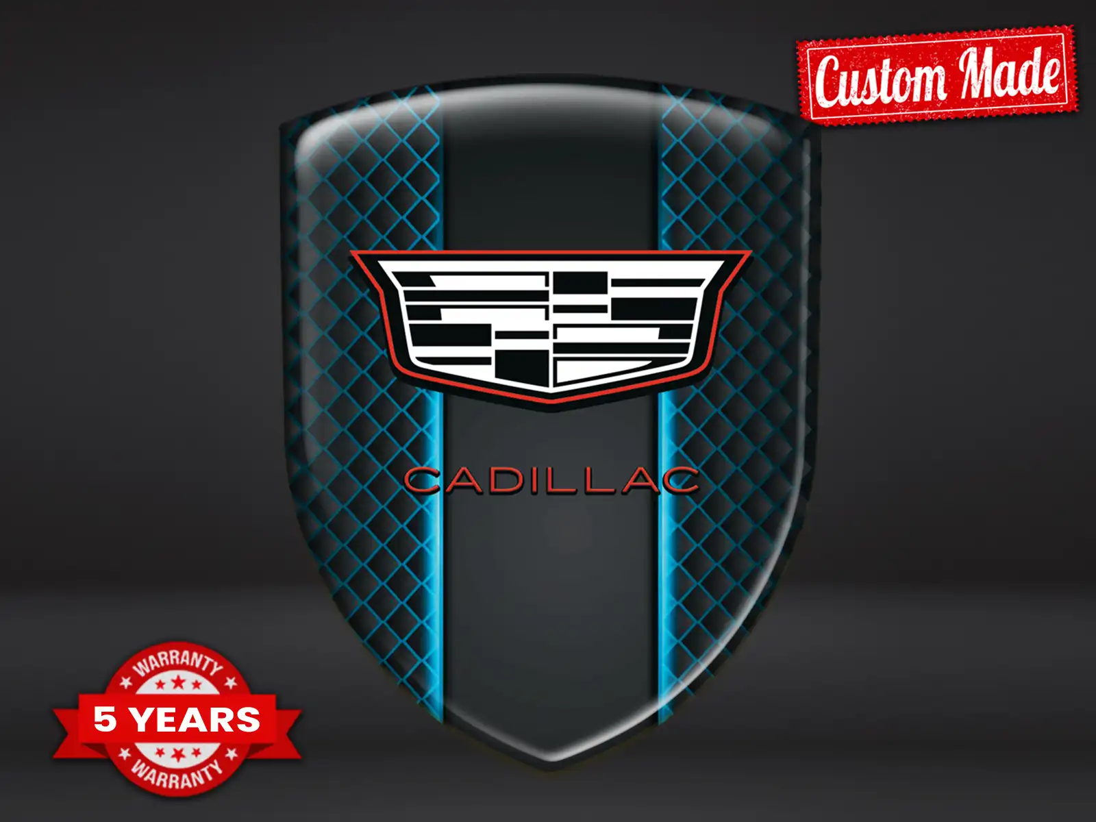 Cadillac Vinyle Auto Sur Mesure Limité Édition Moderne